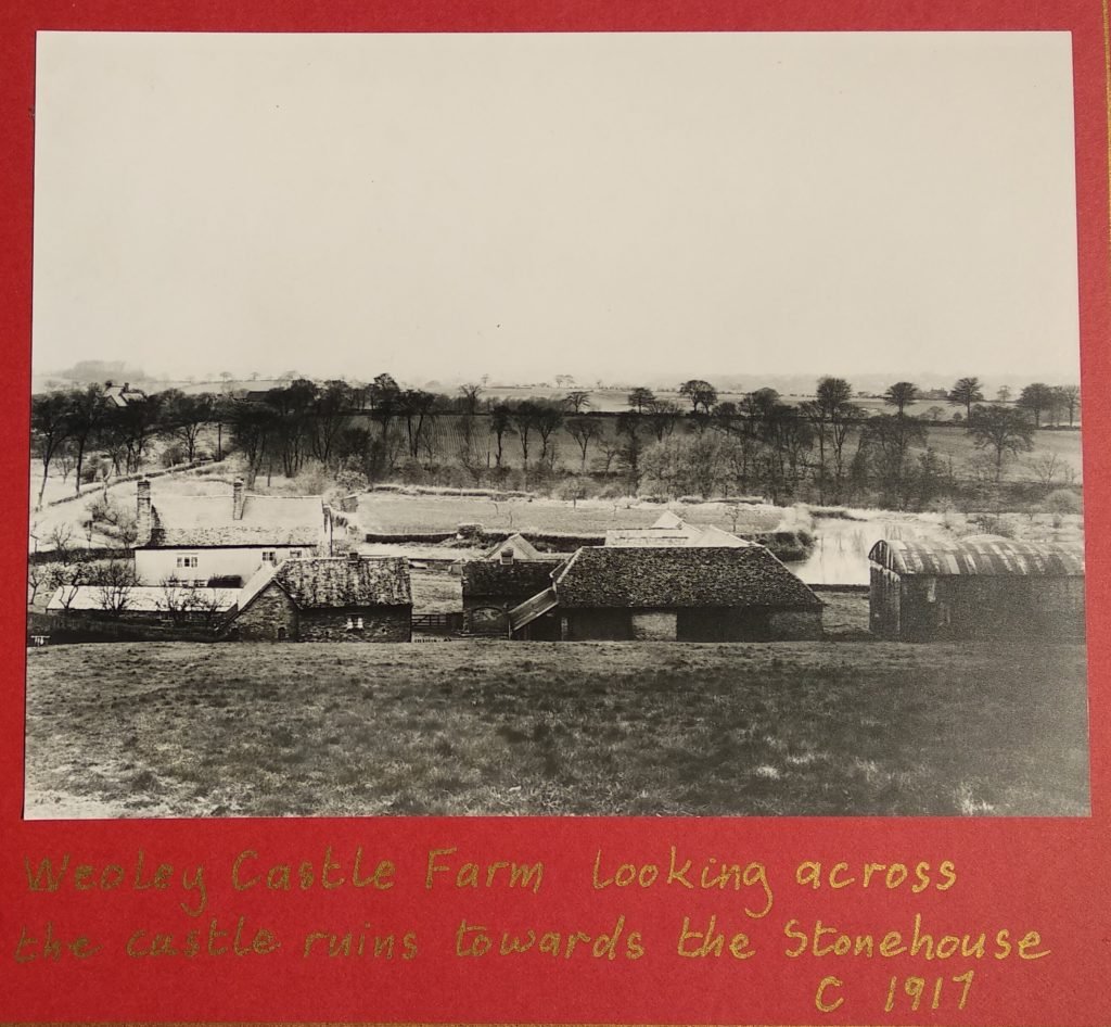 View across Weoley Farm in 1917, to where Paganel School will be.