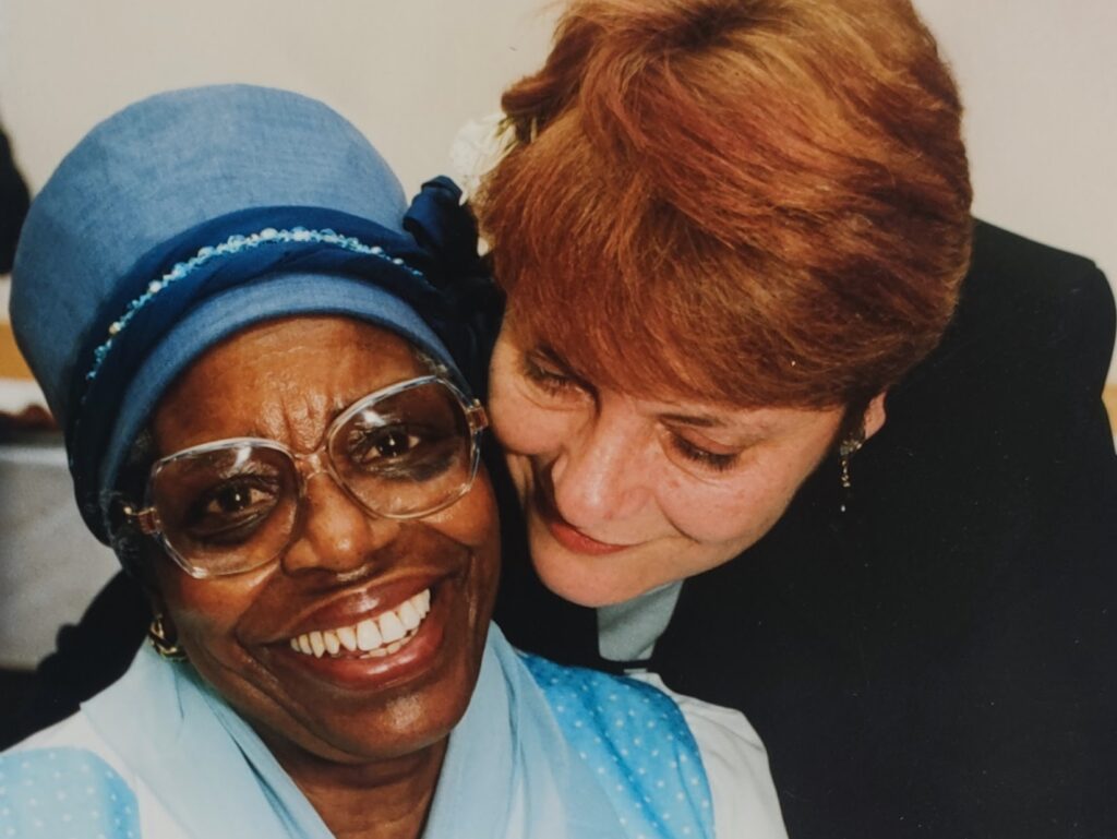 Eunice in Handsworth Library