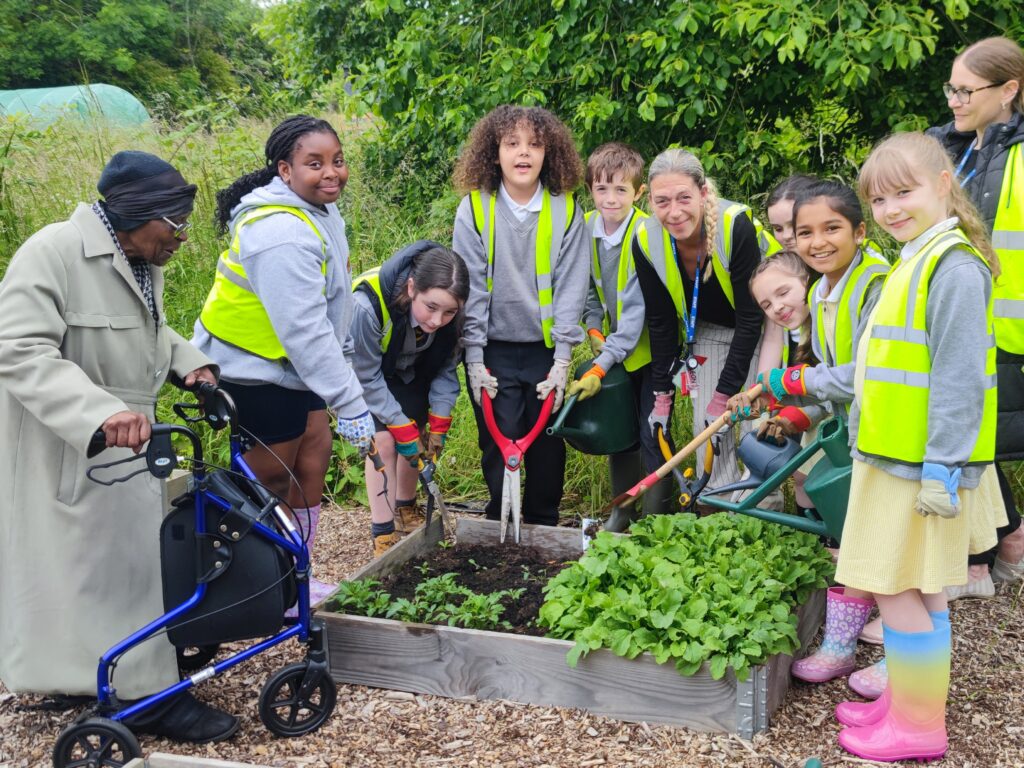 Corpus Christi Primary School after-school allotment club 2024